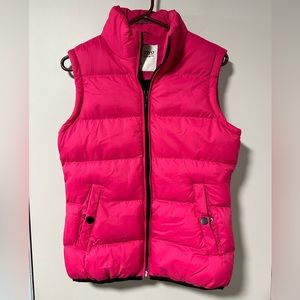 TAKE TWO Clothing Co Pink Puffer Vest Size S
